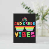 2年生クラス新学期先生と学生 ポストカード (スタンド正面)