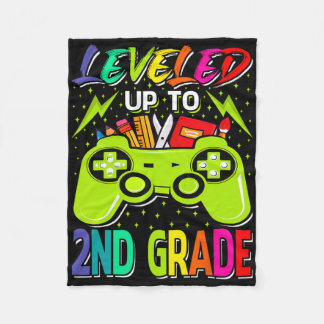 2年生ゲーマーにレベルアップ Byck To School ファースト フリースブランケット