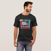 2年生ゲーム，楽しい100日目 Tシャツ (正面フル)