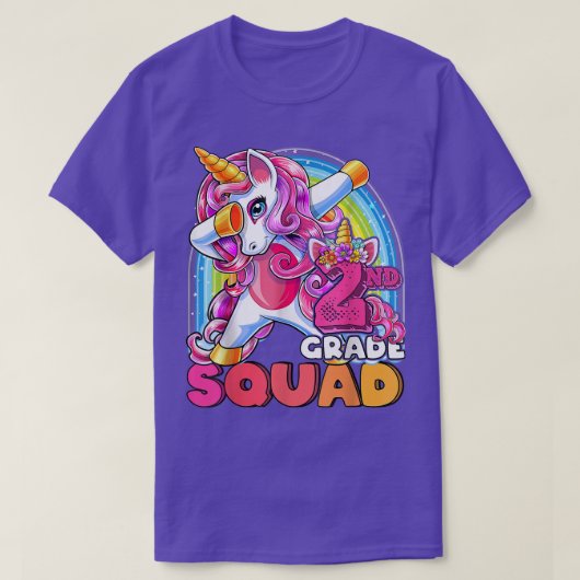 2年生スクワッドダビングユニコーン新学期ギル Tシャツ (デザイン正面)