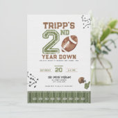 2年生ダウン | 少年フットボール 誕生日 招待状 (スタンド正面)