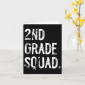 2年生チームの新学期スタート 学生と先生 カード (黄色い花)