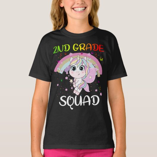 2年生チーム第3先生学生チームUnicorn Tシャツ (正面)