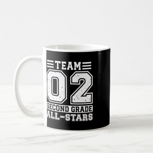 2年生チーム 二年生の学校再開 コーヒーマグカップ (左)