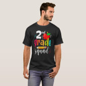2年生チーム 面白い新学期 2年生 Tシャツ (正面フル)