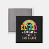 2年生ハッピー100日の2年生先生S マグネット (正面/裏面)
