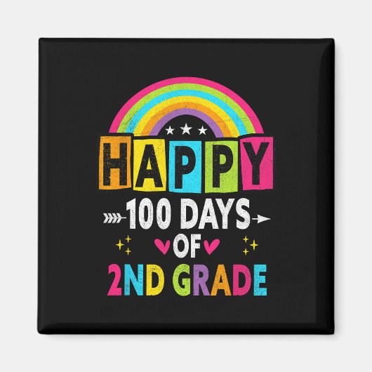 2年生ハッピー100日の2年生先生S マグネット (正面)