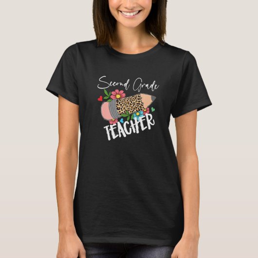 2年生ヒョウ鉛筆2日目Schoの2日目 Tシャツ (正面)