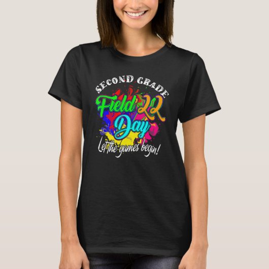 2年生フィールド日2022ゲームを開始Ki Tシャツ (正面)