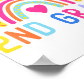 2年生レインボーガールボーイズ先生ハローセカンドG ポスター (角)