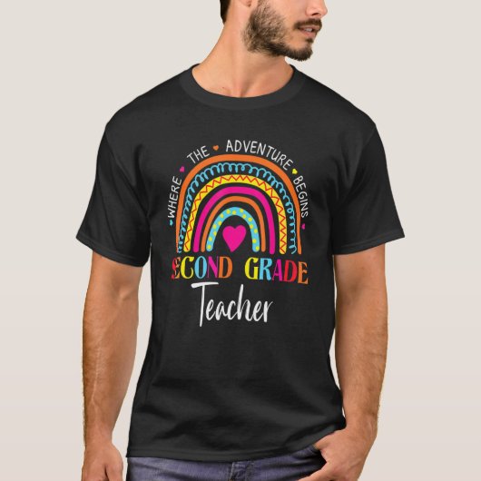 2年生レインボー先生チーム2年生チーム Tシャツ (正面)