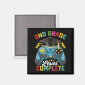 2年生レベルの完全卒業ゲーミングゲーマー マグネット (正面/裏面)