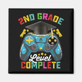 2年生レベルの完全卒業ゲーミングゲーマー マグネット (正面)