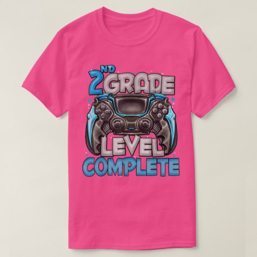 2年生レベル完了2年生Schの最後の日 Tシャツ (デザイン正面)