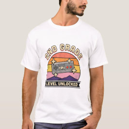 2年生レベル解除！男子ゲーマーのための新学期Tシャツ Tシャツ