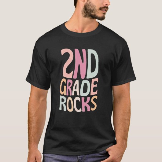 2年生ロックレトロ先生2年生 Tシャツ (正面)