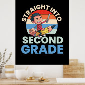 2年生先生が2年生に直進 ポスター (キッチン)