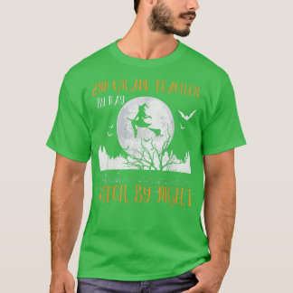 2年生先生バイデイウィッチバイナイトウィメンズホール Tシャツ