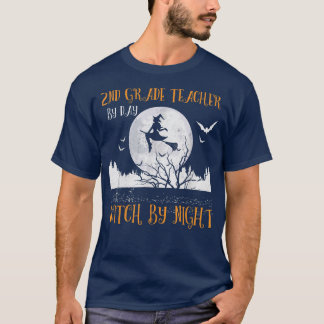 2年生先生バイデイウィッチバイナイトウィメンズホール Tシャツ