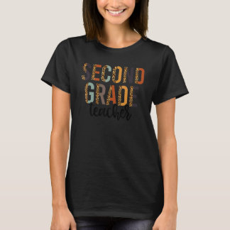 2年生先生レオパード女性初日のScho Tシャツ
