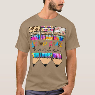 2年生先生レオパード絞り染めペンシルバックT Tシャツ