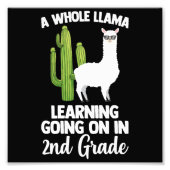 2年生先生学生キッズ新学期ラム フォトプリント            (正面)