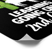 2年生先生学生キッズ新学期ラム ポスター (角)