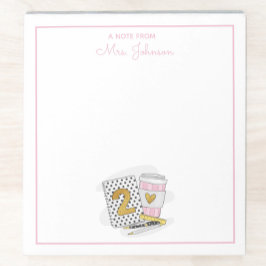 2年生先生白先生評価 ノートパッド