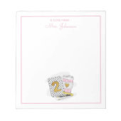 2年生先生白先生評価 ノートパッド (正面)