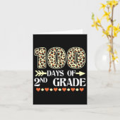 2年生先生100日レオパの日 カード (黄色い花)