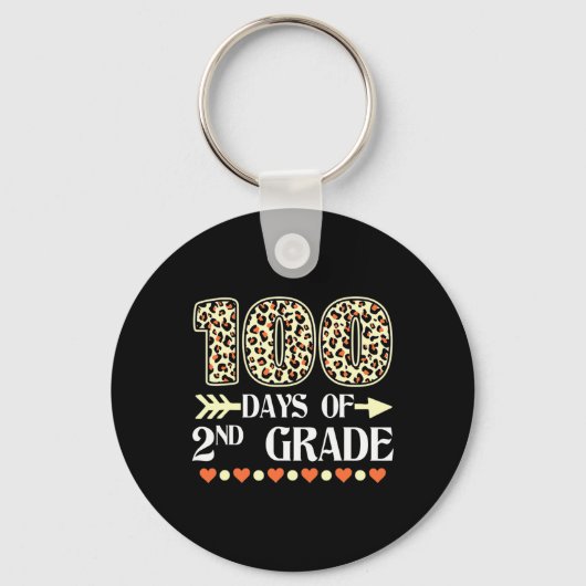 2年生先生100日レオパの日 キーホルダー (正面)