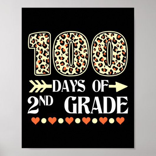 2年生先生100日レオパの日 ポスター (正面)