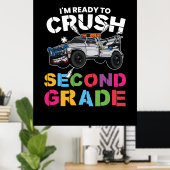 2年生先生2年生を粉砕する準備ができている ポスター (ホームオフィス)