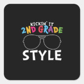 2年生先生2年生スタイル スクエアシール (正面)