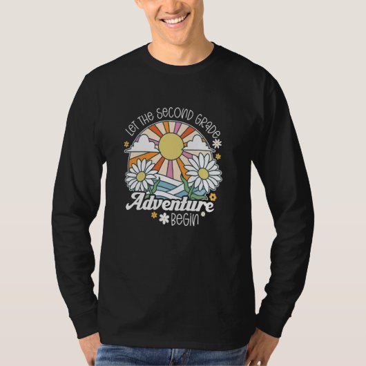 2年生先生、2年生、冒険を許可 Tシャツ (正面)