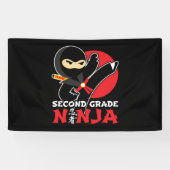 2年生忍者キック初日新学期 横断幕 (横)