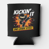 2年生忍者キック初日新学期 缶クーラー (正面)