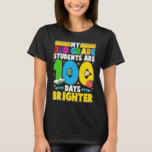 2年生担任のための学校生活100日 Tシャツ (正面)