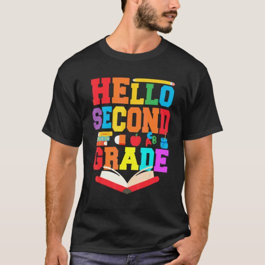 2年生担任の先生、2年生の初登校日のお祝いに Tシャツ (正面)