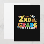 2年生担任 2年生だ！ 招待状 (正面/裏面)