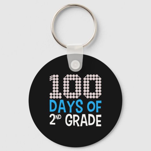 2年生日スポーツ100日目の100 キーホルダー (正面)