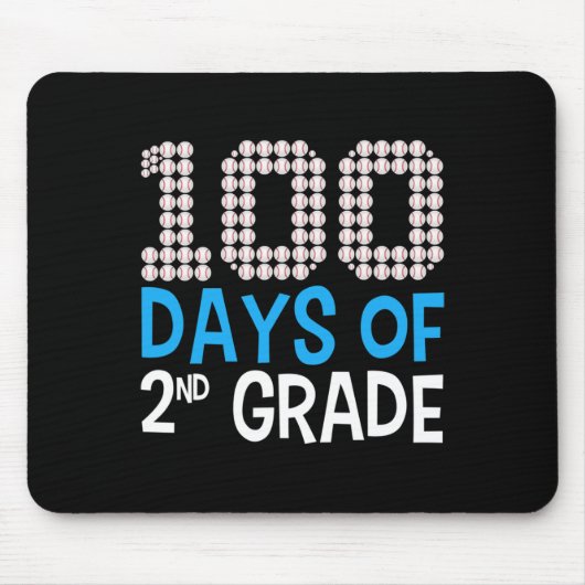 2年生日スポーツ100日目の100 マウスパッド (正面)