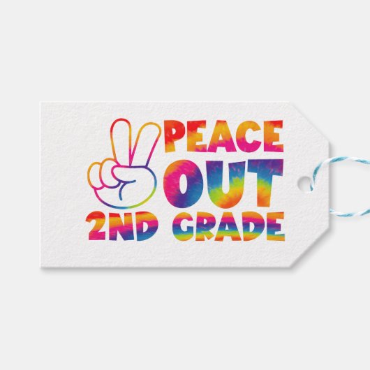 2年生絞り染め最終日2年生 ギフトタグ (正面(横))