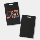 2年生絞り染め最終日2年生 バッジ (正面＆裏面)