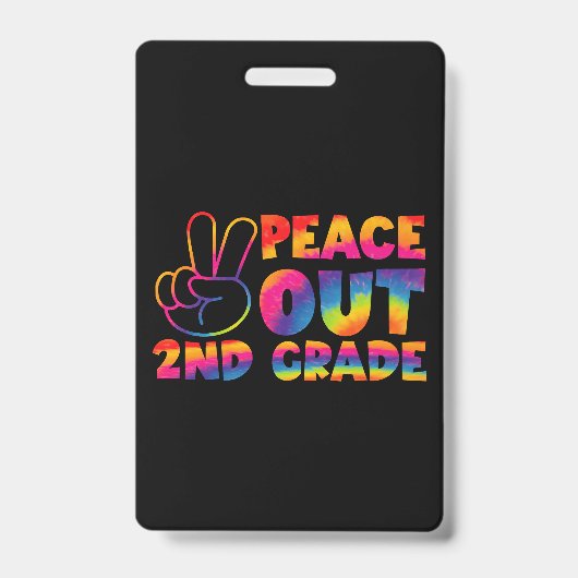 2年生絞り染め最終日2年生 バッジ (正面)