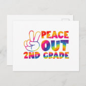 2年生絞り染め最終日2年生 ポストカード (正面/裏面)