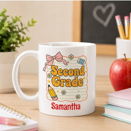 2年生 – かわいい新学期グッズ コーヒーマグカップ