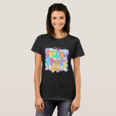 2年生 女の子 バックトゥスクール リボン 可愛い フェミニン Tシャツ (正面フル)
