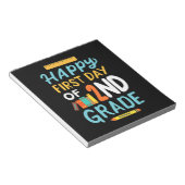 2年生 最初の学校の日 ノートパッド (アングル)
