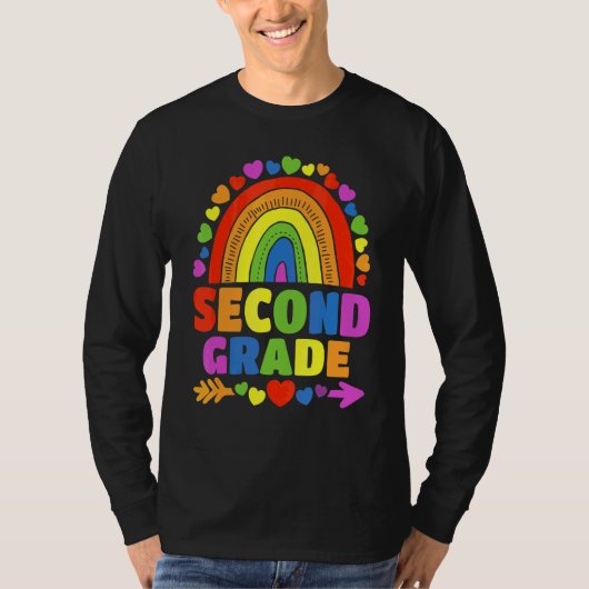 2年生 虹の先生チーム 2年学年 Tシャツ (正面)